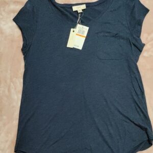 Madewell Deep Blue Short Sleeve Tee